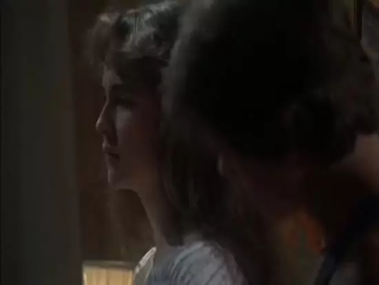 Young girl and brother share a passionate, intimate bedroom encounter