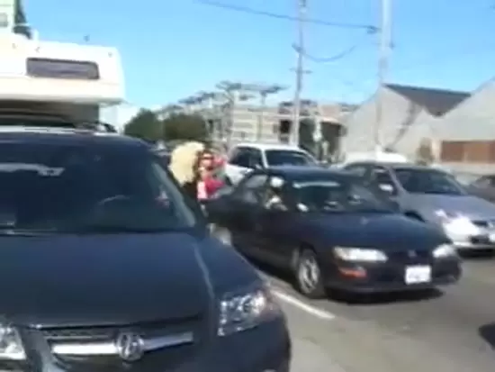 Zoe Zane Flashing Boobs in San Francisco