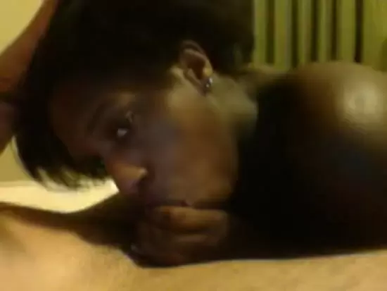 Ebony Teen Deep Throats Dick n Balls