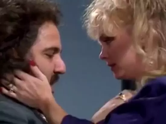Ron Jeremy bangs this vintage blonde's tight ass