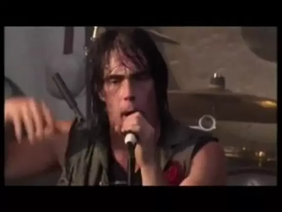 Topless gogo girls monster magnet concert German television