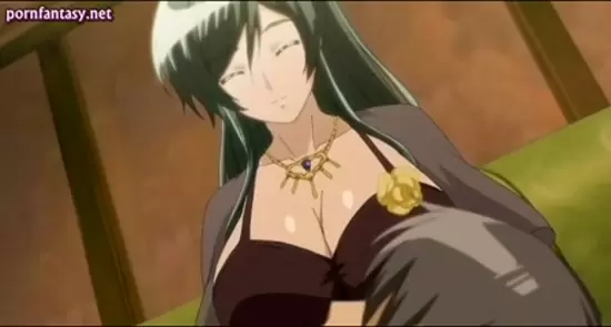 Anime milf with big milky boobs