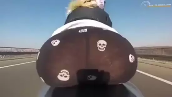 Blonde Biker Chick