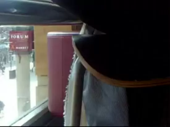 Pandora in Chester McDonalds clit and lips out in public