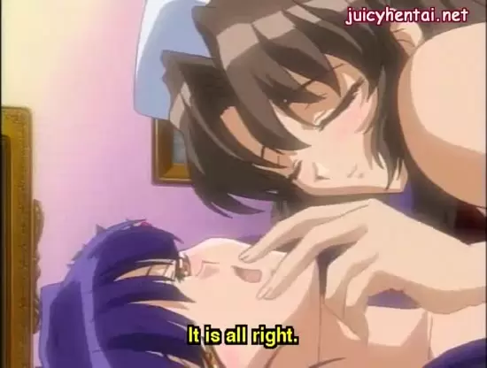 Horny hentai lesbians fingering each others sexy pussies