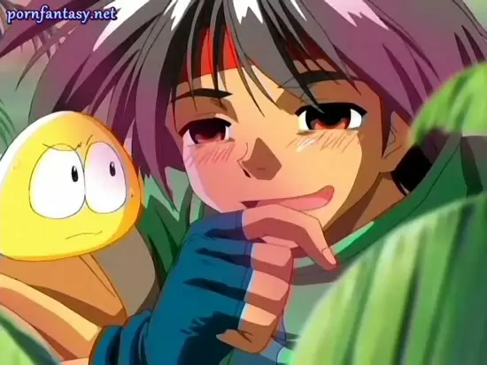 Pretty hentai lesbians making love