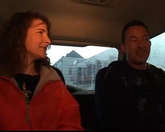 Brunette doesn't mind trading sex for a ride home
