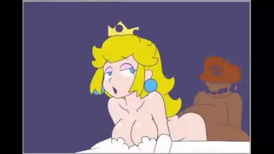 Mario drilling Peach's vagina
