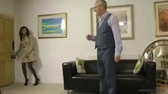 Jim Slip fucks a big boobed teen in his studio