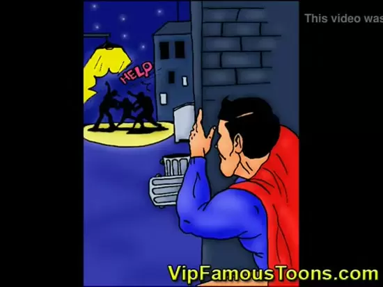 Superman and Supergirl cartoon sex at PornoXO