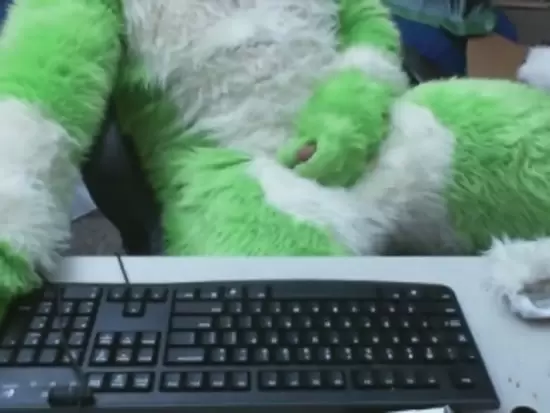 Irradiated Rabbit in Ctrl+Alt+Release - Cum in Furry Fursuit