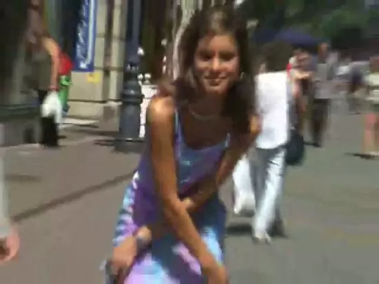 Sexy Czech Naked In The Streets